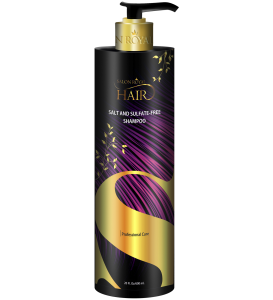 23- 500мл Бессульфатный шампунь для выпрямления волос Keratin Salt and Sulfate-free Shampoo (12/уп)